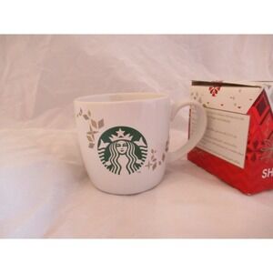 STARBUCKS Coffee 2013 Holiday Collection Snowflakes MUG Cup Shared Moments NIB